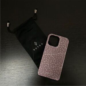 BURGA Spotted iPhone 14 Pro Max Phone Case in Hot Cocoa